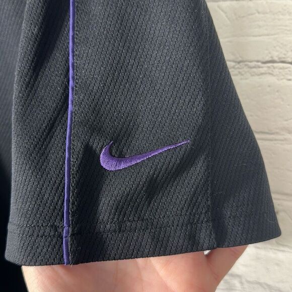 Nike NFL On Filed Baltimore Ravens Black Polo Short sleeve Size XL Dri Fit - Picture 5 of 10